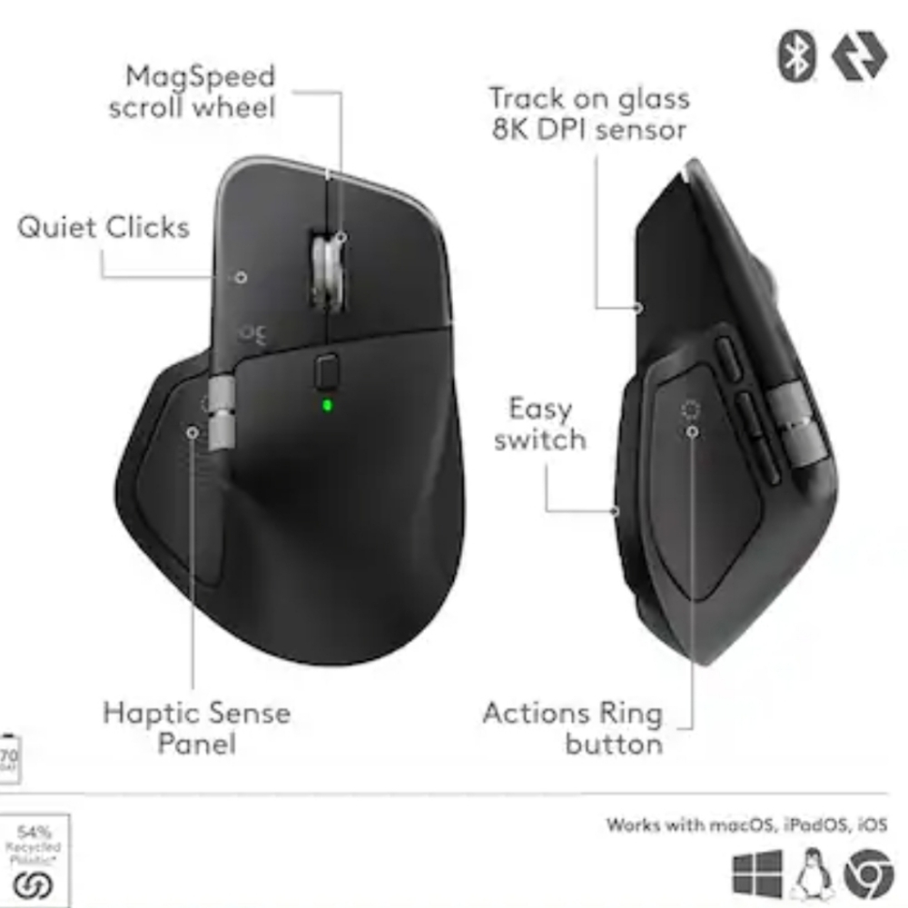 Logitech Black Wireless Mouse - Picture 7 of 7